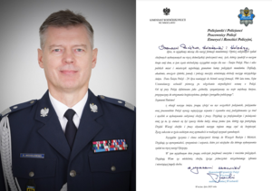 Życzenia Komendanta Wojewódzkiego Policji z okazji zbliżającego się Święta Policji