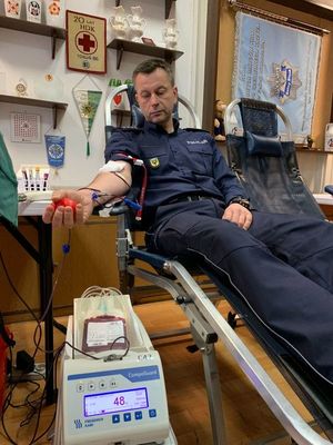 To już prawie 300 litrów cennej krwi w tym roku zebranej i przekazanej podczas zbiórek organizowanych przez Honorowych Dawców klubu przy KWP we Wrocławiu