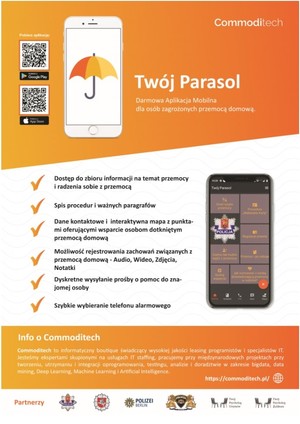 Aplikacja „Twój Parasol” – narzędziem do walki z przemocą domową