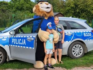 Policjantki uczestniczyły w festynie rodzinnym z okazji pożegnania wakacji