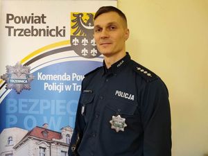 Dzielnicowy aspirant sztabowy Krzysztof Jaśkiewicz