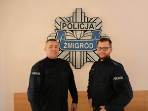 Żmigrodzcy policjanci uratowali młodego mężczyznę, pomoc nadeszła w samą porę