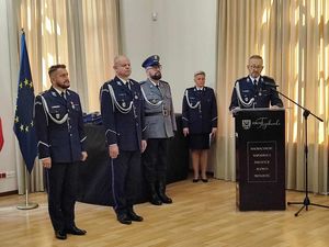 Przemówienie Komendanta Powiatowego Policji w Trzebnicy