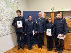 Uroczyste ślubowanie nowo przyjętych funkcjonariuszy Komendy Powiatowej Policji w Trzebnicy