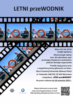 Konkurs plastyczno - filmowy pn. "LETNI przeWODNIK"