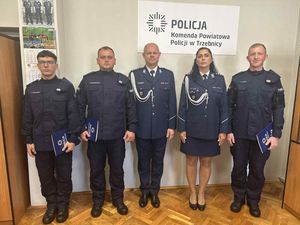 Uroczyste ślubowanie nowo przyjętych policjantów