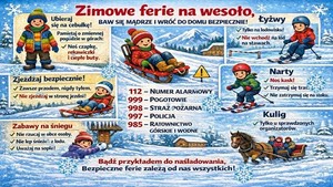 Rozpoczynają się ferie zimowe – zadbajmy o bezpieczeństwo swoje i swojego mienia